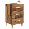 vidaXL Bedside Cabinet Old Wood 40 x 40 x 66 cm Engineered Wood