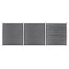 vidaXL Garden Fence WPC 526x186 cm Grey