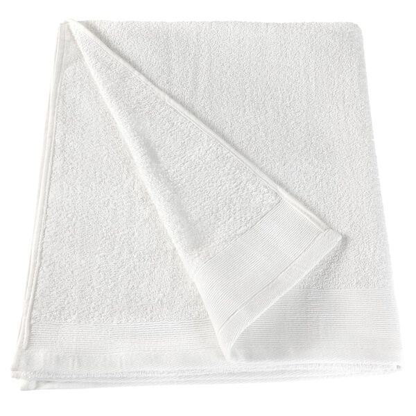 vidaXL Sauna Towels 2 pcs Cotton 450 gsm 80x200 cm White