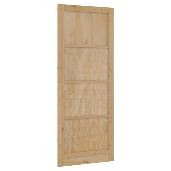 vidaXL Interior Door ORKDAL Brown 83 x 232 cm Plywood