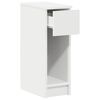 vidaXL Bedside Cabinets with Drawer 2 pcs White 20x36x60 cm