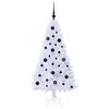 vidaXL Artificial Christmas Tree with Stand White 150 cm PVC and Steel