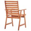 vidaXL Outdoor Dining Chairs 2 pcs Solid Acacia Wood