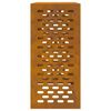 vidaXL Air Conditioner Cover Rusty 110 x 50 x 105 cm Weathering Steel