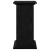 vidaXL Display Stand Black Oak 31 x 30 x 60 cm Engineered wood