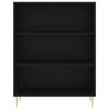 vidaXL Highboard Black 69.5x34x180 cm Engineered Wood