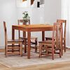 vidaXL Dining Chairs 4 pcs Solid Wood