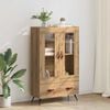 vidaXL Highboard with Drawer Artisan Oak 69.5 x 31 x 115 cm