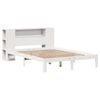 vidaXL Bookcase Bed without Mattress White 120x200cm Solid Wood Pine