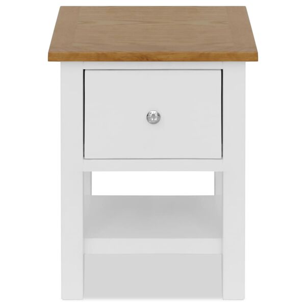 vidaXL Nightstands 2 pcs 36x30x47 cm Solid Oak Wood