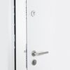 vidaXL Front Door White 100x200 cm Aluminium