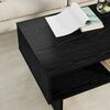 vidaXL Coffee Table Black Oak 80 x 46 x 35 cm Engineered Wood