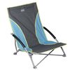 Camp Gear Beach Chair Compact Blue and Grey 1204781