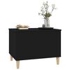 vidaXL Coffee Table Black 60x44.5x45 cm Engineered Wood