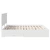 vidaXL Bed Frame with Drawer with Headboard Manual Engineered Wood