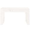 vidaXL Garden Bench White 80x38x45 cm Solid Wood Pine