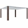 vidaXL Gazebo with Roof Poly Rattan 400x400x200 cm Brown and Cream