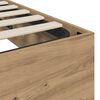 vidaXL Ottoman Bed Frame Artisan Oak 90 x 200 cm Engineered Wood