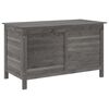 vidaXL Garden Storage Box Anthracite 99x49.5x58.5 cm Solid Wood Fir