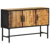 vidaXL Sideboard 110x30x70 cm Rough Mango Wood