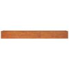 vidaXL Garden Raised Bed Rusty 400x80x45 cm Corten Steel