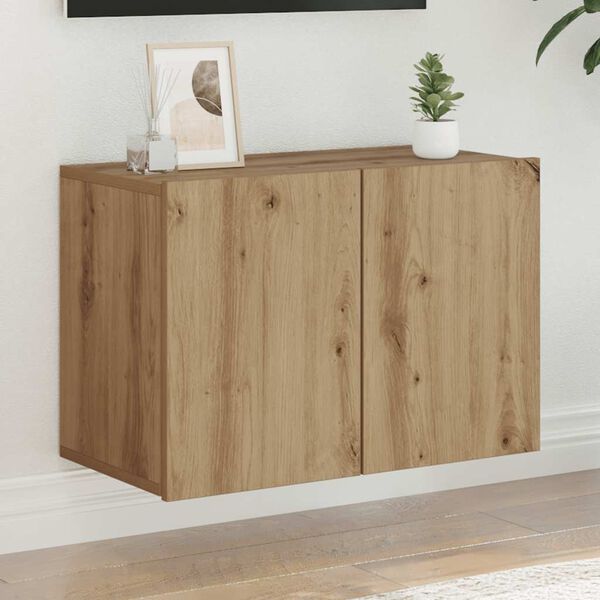 vidaXL TV Cabinet Wall-mounted Artisian Oak 60x30x41 cm