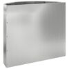 vidaXL Planter Silver 60 x 30 x 50 cm Galvanised Steel