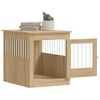 vidaXL Dog Crate Furniture Sonoma Oak 64.5x80x71 cm Engineered Wood