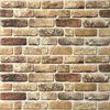 vidaXL 3D Wall Panels with Dark Sand Brick Design 10 pcs EPS