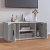 vidaXL TV Cabinet Grey Sonoma 100x35x40 cm Engineered Wood