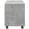 vidaXL&nbsp;Rolling&nbsp;Cabinet&nbsp;Concrete Grey 72x33x42.5 cm Engineered Wood