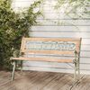 vidaXL Garden Bench 122 cm Solid Firwood
