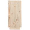 vidaXL Console Cabinet 60x34x75 cm Solid Wood Pine