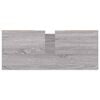 vidaXL Bathroom Cabinet Grey Sonoma 80x33x60 cm Engineered Wood