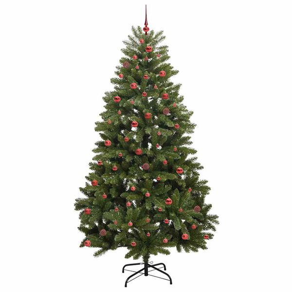 vidaXL Artificial Christmas Tree Green 270 cm PVC and Metal