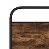 vidaXL Bed Frame Without Mattress 90x200 cm Smoked Oak Engineered Wood