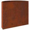 vidaXL Planter Rusty 60 x 30 x 50 cm Weathering Steel