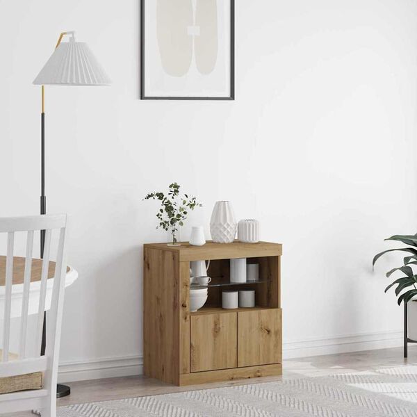 vidaXL Sideboard Brown 60.5 x 37 x 67 cm Engineered wood