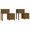 vidaXL Bedside Cabinet 2pcs Honey Brown 79.5x38x65.5cm Solid Wood Pine