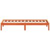 vidaXL Day Bed without Mattress Wax Brown 90x200 cm Solid Wood Pine