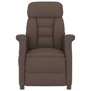 vidaXL Massage Chair Brown 70.5 x 96.5 x 95 cm Faux leather