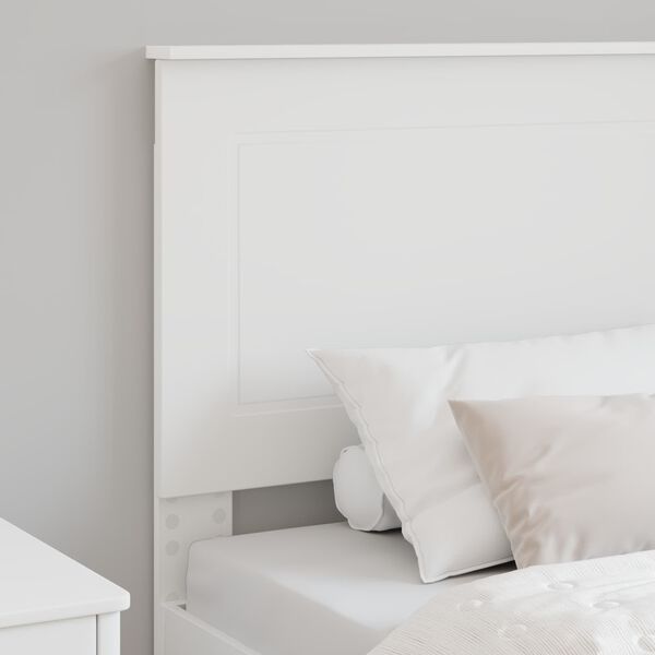 vidaXL Headboard White Engineered Wood