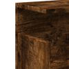 vidaXL Wall Cabinet 60x20x30 cm Smoked Oak Engineered Wood