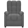 vidaXL Recliner Chair Light Grey Fabric