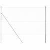 vidaXL Welded Wire Fence Ground Fix 25 x 1.6 m Galvanised Steel Silver