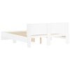 vidaXL Bed Frame without Mattress White 140x200 cm