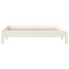 vidaXL Stack Bed without Mattress White 90x200 cm Solid Wood Pine
