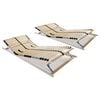 vidaXL Bed Slatted Base | Natural Wood | Solid beechwood frame, birch slats