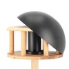 Esschert Design Bird Table with Silo and Round Roof Black