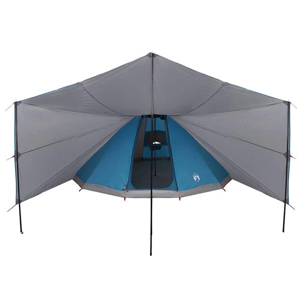 vidaXL Family Tipi Tent Folding Blue and Grey 510 x 690 x 330 cm